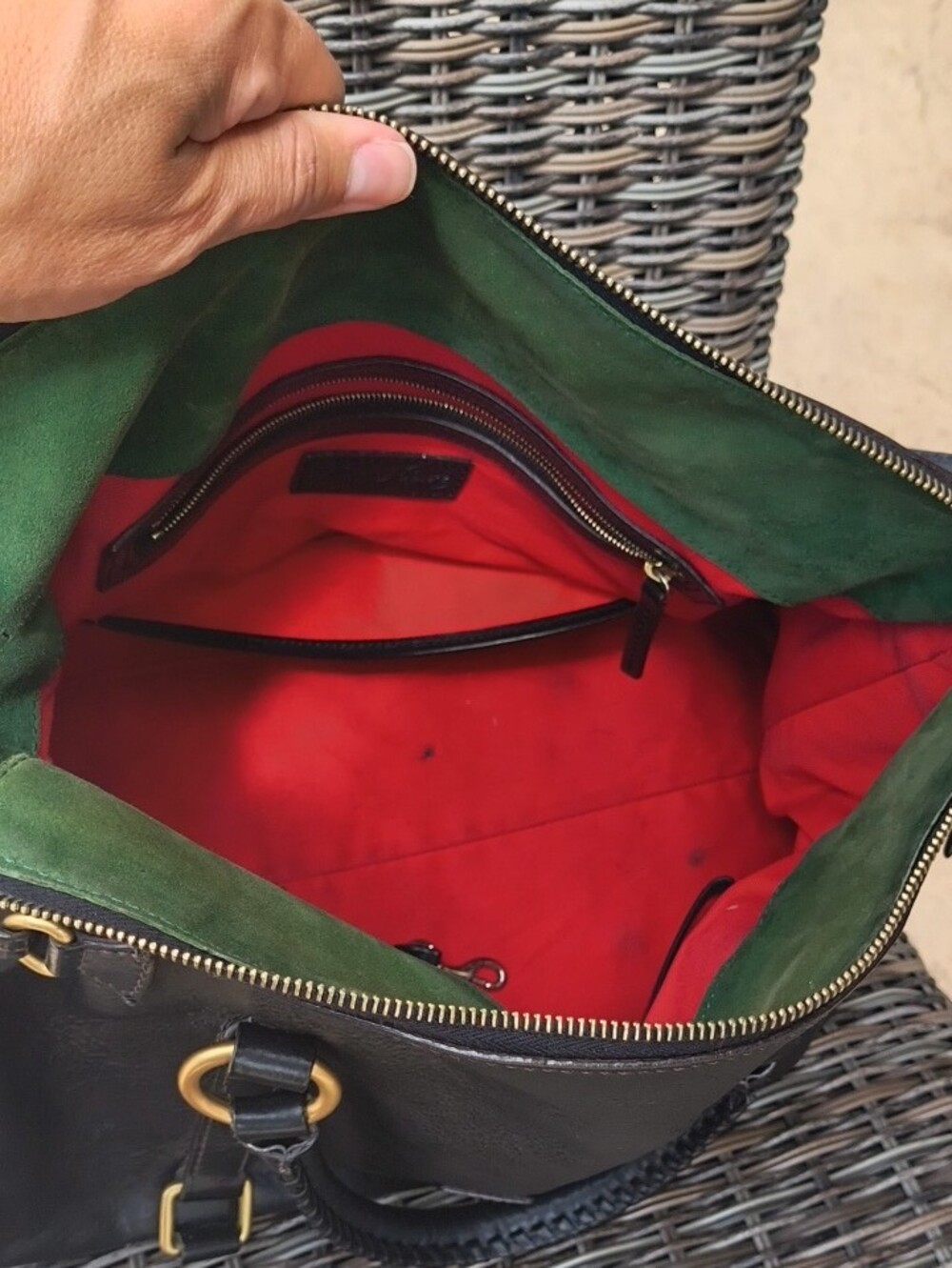 Dooney And Bourke Large Florentine Satchel - Picture 4 of 7